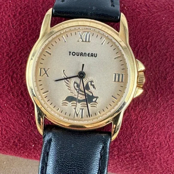 Special Tourneau Champagne Dial Pegasus Gold Watch Limited Edition Tourneau | Accessories | Special Tourneau Champagne Dial  main image 2
